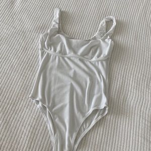 Princess Polly Crosby Bodysuit White